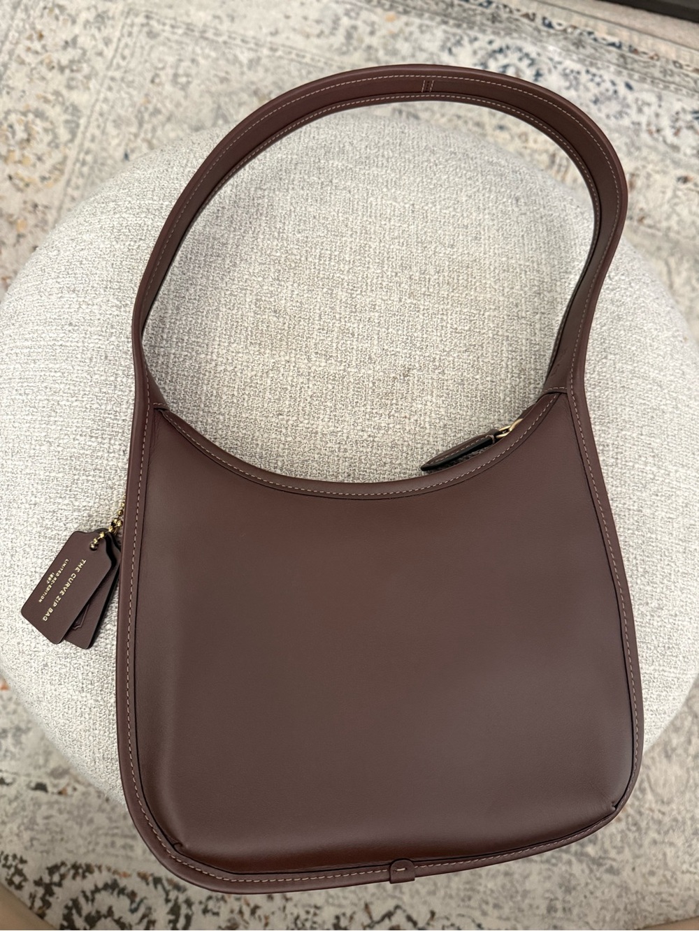 Coach Curve Zip Bag In Maple NWOT